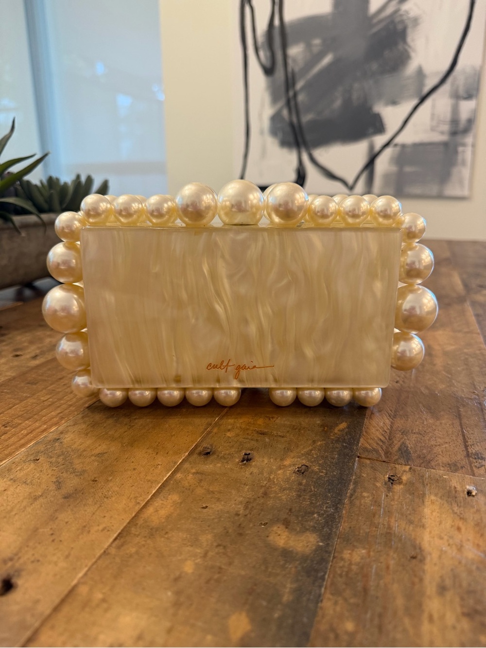 Cult Gaia EOS Box Clutch - Ivory - Picture 3 of 9